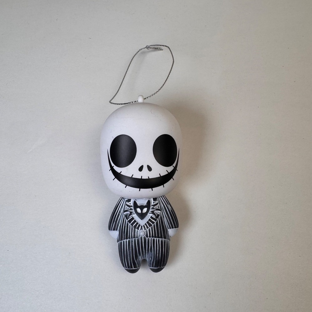 Hallmark Disney Jack Skellington Black Silicone Christmas Ornament New with Tag